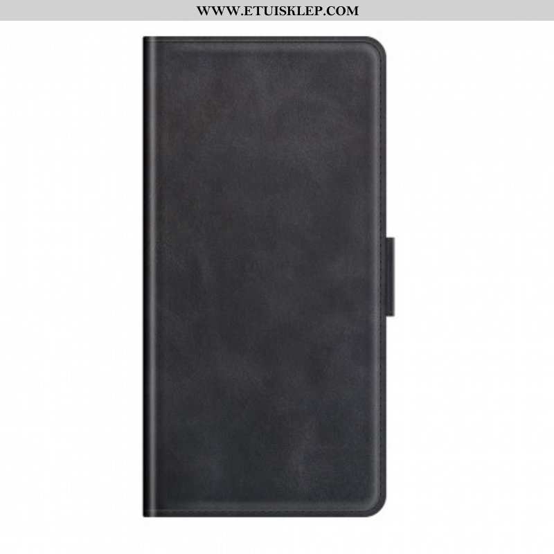 Etui Folio do Oppo A54 5G / A74 5G Skórzany Futerał Podwójna Klapa